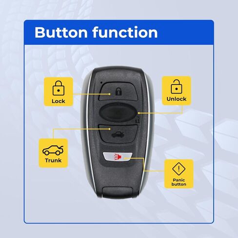 مفتاح فوب بديل متوافق مع WRX 2019 FCC 2AOKM-SB4 رقم الجزء 88835FL032 88835FL031 88835FL030 88835-FL03C 88835-FL03B 88835-FL03A in Kuwait
