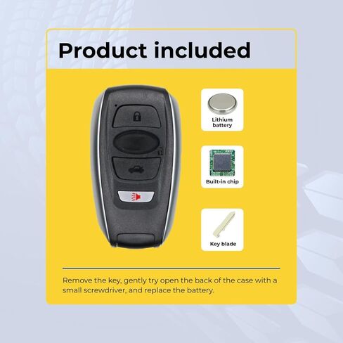 مفتاح فوب بديل متوافق مع WRX 2019 FCC 2AOKM-SB4 رقم الجزء 88835FL032 88835FL031 88835FL030 88835-FL03C 88835-FL03B 88835-FL03A in Kuwait