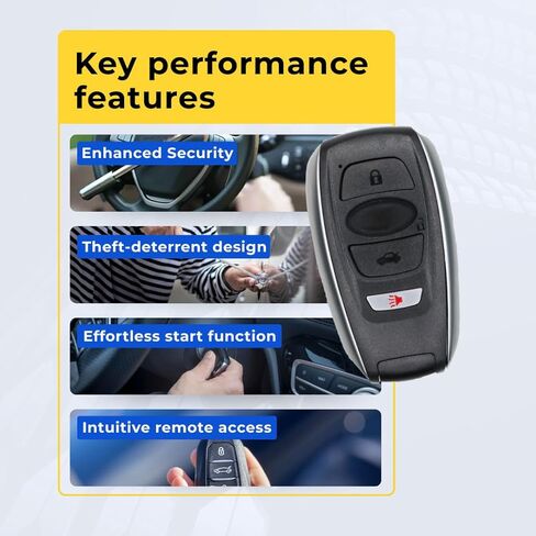 مفتاح فوب بديل متوافق مع WRX 2019 FCC 2AOKM-SB4 رقم الجزء 88835FL032 88835FL031 88835FL030 88835-FL03C 88835-FL03B 88835-FL03A in Kuwait