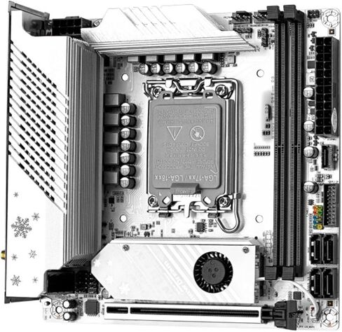 pc motherboard Fit For JGINYUE B760i Motherboard LGA 1700 Support Intel Core 12th 13th DDR5 Memory RAM Latest Mini Itx B760i-Snow Dream D5 in Kuwait