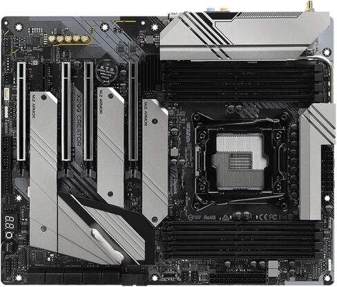 اللوحة الأم للكمبيوتر الشخصي مناسبة للوحة الأم ASRock X299 الخالق LGA 2066 دعم I9-9980XE 10980XE I9-7960X I7-9800X I7-7800X I5-7640X CPU 8xDDR4 256G M.2 ATX in Kuwait