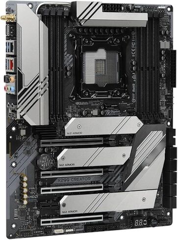 اللوحة الأم للكمبيوتر الشخصي مناسبة للوحة الأم ASRock X299 الخالق LGA 2066 دعم I9-9980XE 10980XE I9-7960X I7-9800X I7-7800X I5-7640X CPU 8xDDR4 256G M.2 ATX in Kuwait