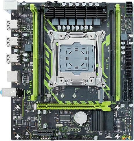 pc motherboard Fit For X99 P4 Computer Motherboard 4 DDR4 Gaming For LGA 2011 3 E5 V3 V4 CPU PCIEx16 Graphics Card NVME M.2 SATA in Kuwait