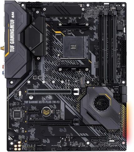 pc motherboard Fit For ASUS X570 Motherboard Set Kit With Ryzen 5 5600 CPU TUF GAMING X570-PLUS (WI-FI) 4xDDR4 M.2 NVME HDMI ARGB USBC AM4 Mainboard in Kuwait