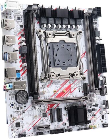 لوحة أم للكمبيوتر الشخصي مناسبة للوحة الأم X99 LGA 2011-3 مع فتحة M.2 تدعم معالجات الذاكرة DDR3 ثنائية القناة in Kuwait