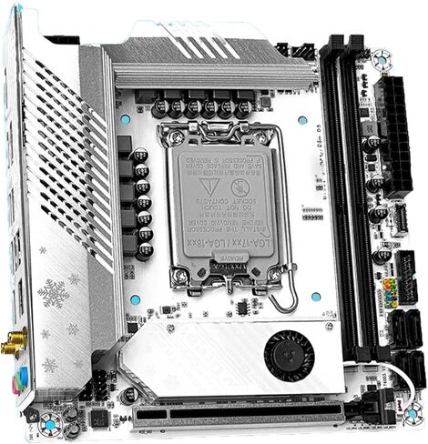 لوحة أم للكمبيوتر الشخصي تناسب B760i ARGB WIFI DDR5 لوحة أم صغيرة ITX للكمبيوتر المكتبي 12/13 /14 معالج الجيل LGA1700 مع WIFI6 AX201 in Kuwait
