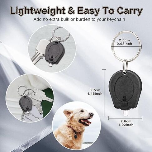 100 Pack Mini UV LED Keychain Flashlight, 395nm Ultraviolet Keychain Flashlight, UV Keychain Light Black Light for Detections-Black Shell in Saudi Arabia