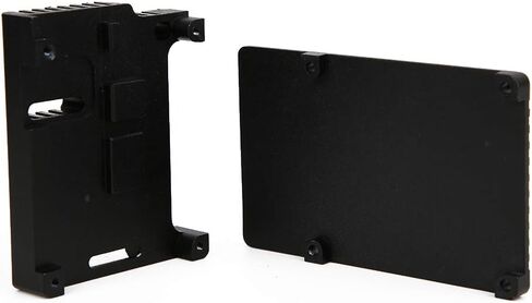 4 Model B/B + Case, Black Aluminum Alloy Ultra Thin Design - Efficient Heat Dissipation, Durable Lightweight Construction, Perfect Port Access for in Kuwait