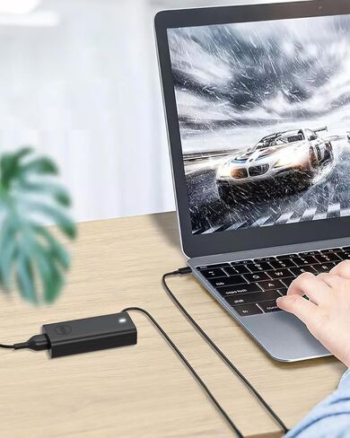 شاحن USB من النوع C 65 وات 60 وات متوافق مع Dell Latitude 5540 5420 7400 5440 7440 3540 5520 7420 5430 7390 7320 5530 7430 3440 7340 5320 7410 7330 7530 XPS 13، سلك طاقة لجهاز Chromebook 3100 من النوع C in Kuwait