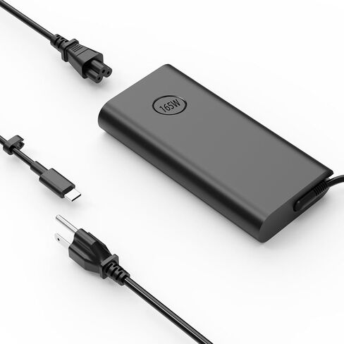 165W GaN USB-C Charger, Compatible with Dell Precision 5690/5680, Replacement for DA165PM210, Fast Charging Adapter in Kuwait