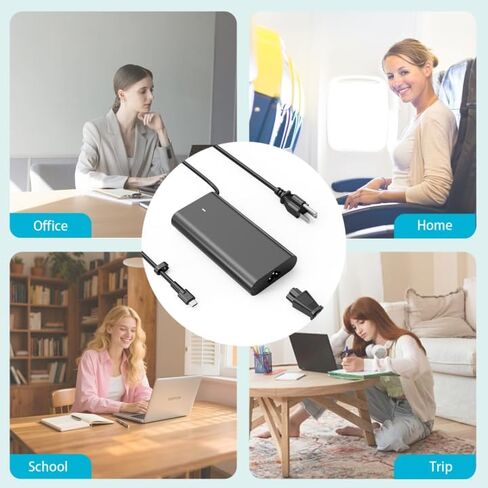 100W USB C Charger Replacement for Dell Latitude 5540 5440 7440 5340 7340 7640 9440 2-in-1, Precision 5480 3580 3480 3581 5680,14 16 5000 7000 5430 7430 7440 5630 Laptop Power Cord in Kuwait