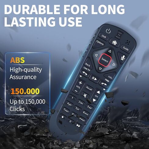 Replacement Remote Control for Dish Upgraded 54 Series 54.0 54.1 54.2 54.3 UHF, Support Voice Search in Kuwait