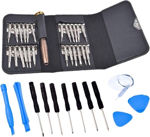 Sewroro 37pcs Phone Computer Tablet Repair Tool Kit, Pry Disassembly Set with Precision Screwdrivers for Electronics Maintenance and Screen Replacement Random Color in Kuwait