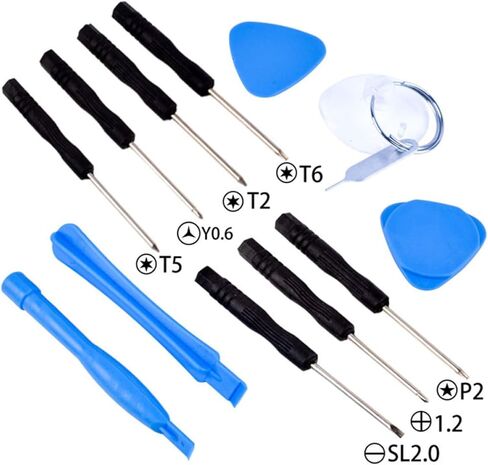 Sewroro 37pcs Phone Computer Tablet Repair Tool Kit, Pry Disassembly Set with Precision Screwdrivers for Electronics Maintenance and Screen Replacement Random Color in Kuwait