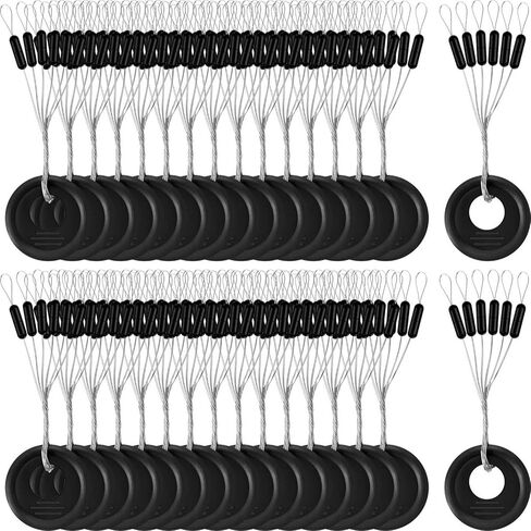 Outus 1200 Pcs Fishing Bobbers Stopper Fishing Rubber Floats Sinker Stops in Kuwait