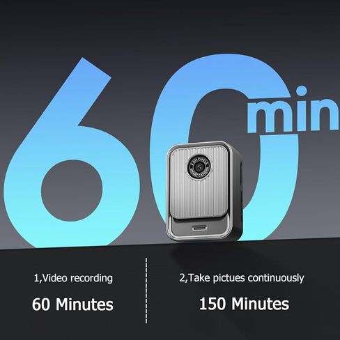 Ormos Mini Pocket Camera - 720p HD Wearable Keychain Video Camera with 0.96" LCD Screen, Portable Small Camcorder with Built-in Filters for Kids & Travel, Includes Rechargeable Battery in Kuwait