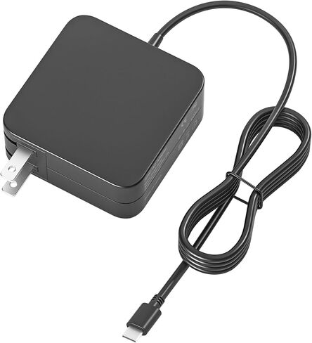 شاحن USB C بقدرة 65 وات متوافق مع الكمبيوتر المحمول/الكمبيوتر اللوحي Microsoft Surface Pro 13 بوصة (2024,2025) Copilot+ PC، Pro 12 (2025) 11 10 9، Pro 13 بوصة (OLED) سلك إمداد الطاقة Snapdragon X Elite in Kuwait