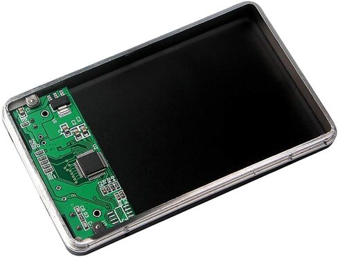 حافظة محرك أقراص صلبة خارجي من الألومنيوم USB 2.0 إلى 1.8 بوصة صغيرة لمحركات الأقراص سعة 100 جيجابايت، حافظة محرك أقراص ثابتة محمولة لـ 40Pin ZIF SSD، التوصيل والتشغيل in Kuwait