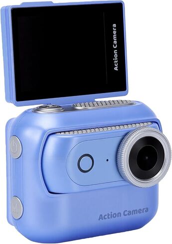 Yunseity 4K Action Camera, Magnetic Mounting 48MP Sports Camera with 2.0 Inch Flip Touch Screen WiFi, for Vlog Running Cycling Outdoor Activities (Orange) in Kuwait