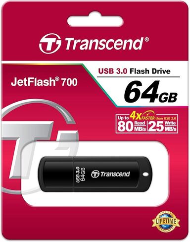 Transcend GB JetFlash 700 USB 3.0 Flash Drive (ts64gjf700) [parallel import goods] in Kuwait