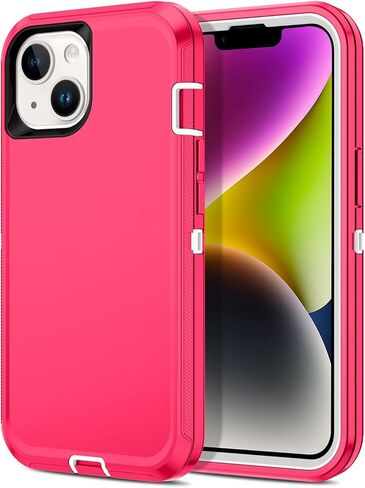 for iPhone 17e Case,iPhone 16e Case Heavy Duty Shockproof Dropproof 3-Layer Full Body Protection [Without Screen Protector] Tough Cover for Apple iPhone 17e/16e 6.1",Black in Saudi Arabia