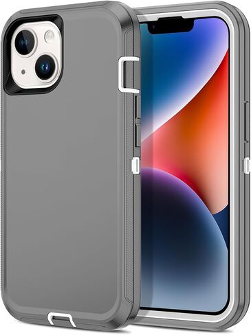 for iPhone 17e Case,iPhone 16e Case Heavy Duty Shockproof Dropproof 3-Layer Full Body Protection [Without Screen Protector] Tough Cover for Apple iPhone 17e/16e 6.1",Black in Saudi Arabia