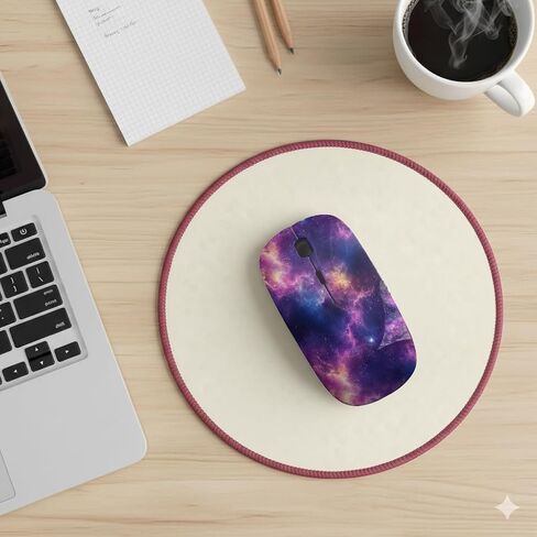 نمط متوهج للسديم الكوني الكوكبي، ماوس لاسلكي بصري USB، فئران كمبيوتر محمول نحيفة ومريحة للأطفال in Kuwait