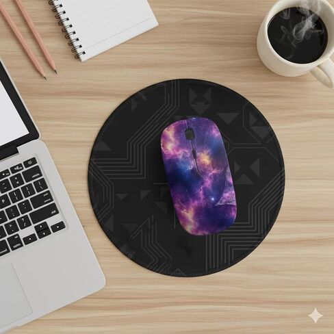 نمط متوهج للسديم الكوني الكوكبي، ماوس لاسلكي بصري USB، فئران كمبيوتر محمول نحيفة ومريحة للأطفال in Kuwait