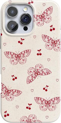 Casely iPhone 17 Pro Max Case | Pretty in Pastel | Blush Stripes | Compatible with MagSafe | Classic Ultra Slim Design in Saudi Arabia