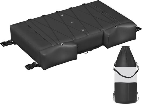 VEVOR T-Top Storage Bag, Hold 4 Type II Life Jackets, 600D Oxford Fabric Life Vests Storage Bag, with Boat Trash Bag, for Most T-Top Boats, Bimini Tops and Pontoon Tops (Life Jackets not Included) in Saudi Arabia