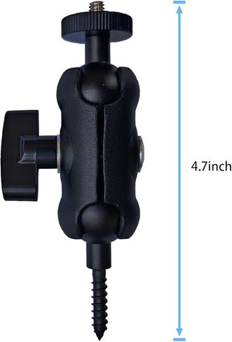 Adjustable Trail Camera Tree Mount: Game Camera Outdoor Mounting Bracket Holder with Double 360° Swivel Tilt Ball Joints in Kuwait