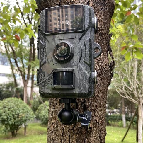 Adjustable Trail Camera Tree Mount: Game Camera Outdoor Mounting Bracket Holder with Double 360° Swivel Tilt Ball Joints in Kuwait