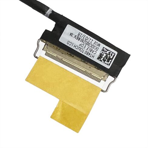 Zahara 40pin LCD LVDS EDP Screen Display Video Cable Touch HT4B0 for Lenovo ThinkPad T14 GEN2 20W1 20W0 20XK 20XL / P14s Gen 2 20VX 20VY 21A0 21A1 DC02C00DZ60 5C10Z23931（40pin on Both Sides in Kuwait