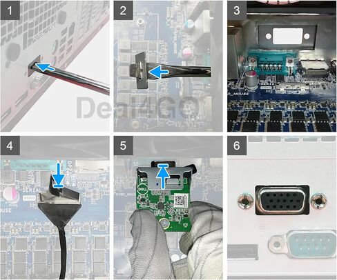 Deal4GO VGA Port I/O Board N8RCT GW0RH Replacement for Dell OptiPlex 3000 3070 3080 5070 5060 5080 5090 7060 7070 7080 7090 MFF SFF Desktop in Kuwait