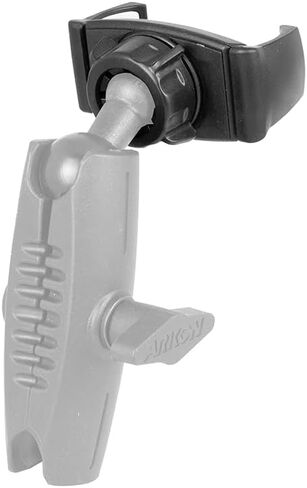 حامل الهاتف العالمي ARKON Mounts Mobile Grip 5 | يناسب بشكل آمن الهواتف الذكية التي يصل عرضها إلى 3.9 بوصة | حامل زنبركي قابل للتعديل | وصلة طرفية كروية 17 ملم | متوافق مع هواتف iPhone وSamsung والمزيد in Kuwait
