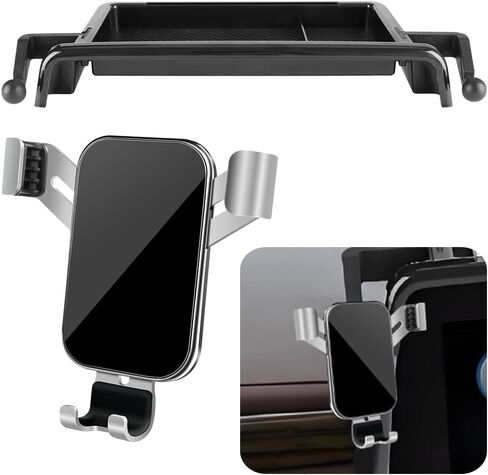 Car Phone Holder Center Console Organizer Tray for 2021-2024 Chevrolet Chevy Suburban Tahoe and 2021-2024 GMC Yukon [only for 10.2 inch Screen]Auto Accessories Best Cell Phones Mount CellPhone Stand in Kuwait