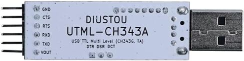 CH343G USB TTL وحدة تسلسلية LVTTL 3M معدل الباود يدعم مستوى 5 فولت/3.3 فولت/2.5 فولت/1.8 فولت مع حماية الدائرة in Kuwait
