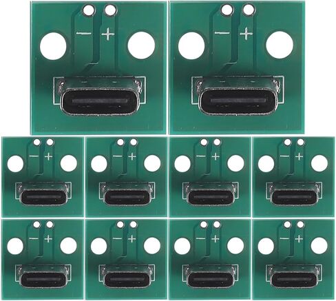 ARTIBETTER USB C أنثى موصل المجلس عمودي 6 دبوس محول PCB محول المجلس مع وحدة اختبار لنقل البيانات بكفاءة وتكامل الإلكترونيات الموفرة للمساحة in Kuwait