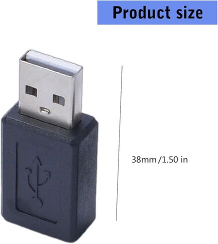 محول USB C أنثى إلى 2.0 ذكر بسرعة 480 ميجابايت في الثانية لنقل البيانات بسرعة لأجهزة الكمبيوتر المحمولة والهواتف المحمولة والأجهزة اللوحية C in Kuwait