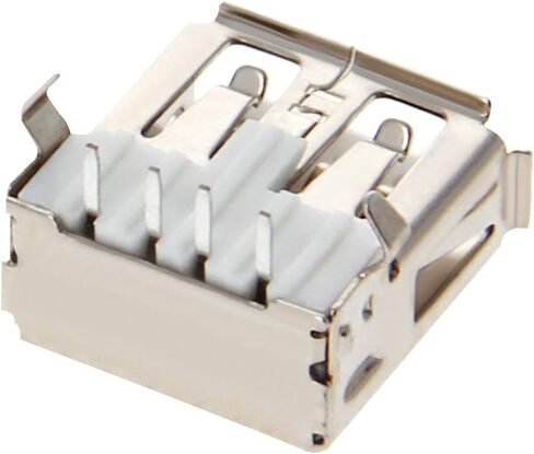 15 قطعة USB-A أنثى المقبس وصلة مرفاع 4 دبوس بيند القدم 90 درجة مع الغطاء الخلفي موصل PCB ، إصلاح استبدال محول ، WuJuntool in Kuwait