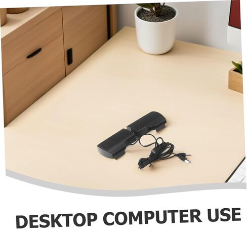 سماعات كمبيوتر USB بمشبك، مكبر صوت محمول صغير الحجم لسطح المكتب مع صوت ستيريو، صوت أنيق يعمل بمنفذ USB لاستخدام الكمبيوتر المحمول والمكتب in Kuwait