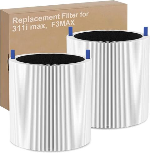 Smilyan 2 Sets LV-PUR131 Replacement Filters Compatible with LEVOIT LV-PUR131, LV-PUR131S Air Purifier, LV-PUR131-RF True HEPA and Activated Carbon Filters in Saudi Arabia