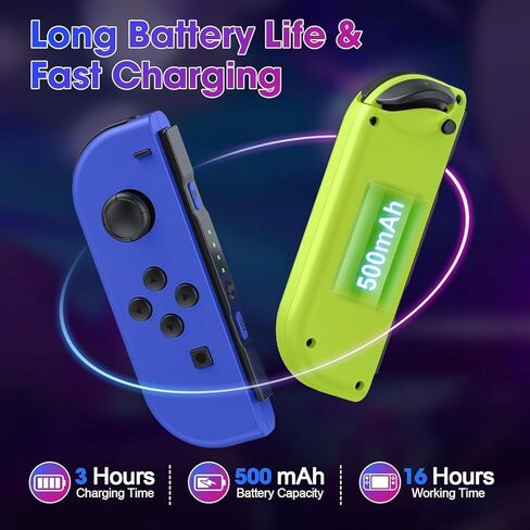 Betensh Replacement for Nintendo Switch Controller, Wireless Switch Controllers Compatible with Switch/Lite/OLED, Controllers for Switch Support Wake-up/Dual Vibration in Kuwait