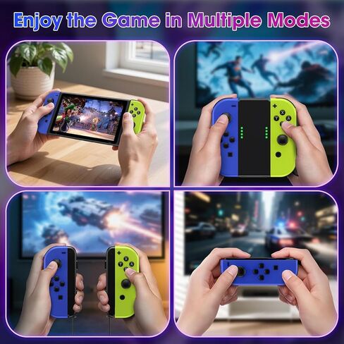 Betensh Replacement for Nintendo Switch Controller, Wireless Switch Controllers Compatible with Switch/Lite/OLED, Controllers for Switch Support Wake-up/Dual Vibration in Kuwait