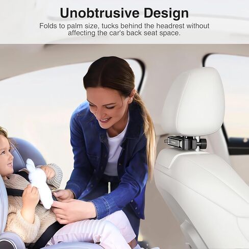 Car Headrest Tablet Holder,Road Trip Essentials for Kids, Tablet car Mount Road Trip Essentials for Kids, Adjustable headrest, Fits All 4.7-12.9"" Devices in Kuwait