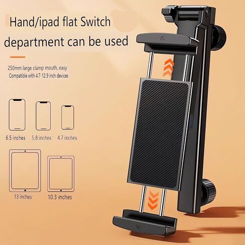 Car Headrest Tablet Holder,Road Trip Essentials for Kids, Tablet car Mount Road Trip Essentials for Kids, Adjustable headrest, Fits All 4.7-12.9"" Devices in Kuwait