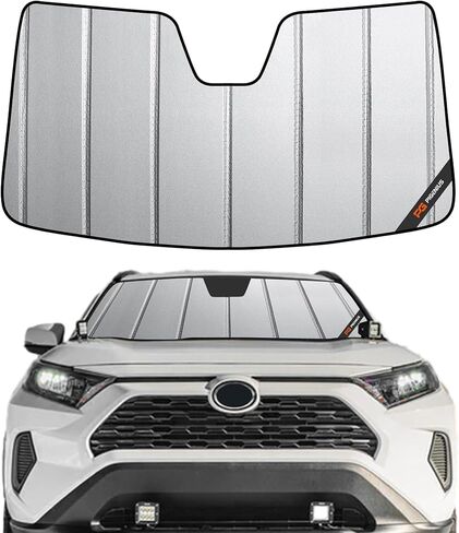 مظلة للزجاج الأمامي لسيارة Toyota RAV4 2019-2024، 2021-2024 Toyota RAV4 Prime ظل النافذة الأمامية - AstraGuard in Kuwait