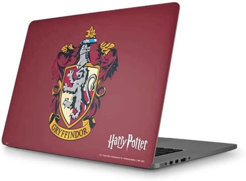 غلاف كمبيوتر محمول من Skinit متوافق مع جهاز MacBook Pro 15 (شاشة Retina 2012-15) - تصميم Warner Bros Gryffindor House Crest المرخص رسميًا in Kuwait