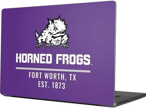 Skinit Decal Laptop Skin Compatible with MacBook Pro 16in (2021) - Officially Licensed Horned Frogs Fort Worth Design in Kuwait