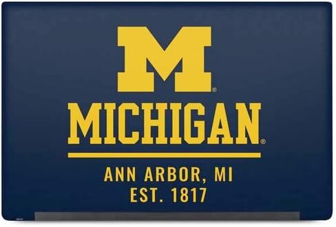 Skinit Decal Laptop Skin Compatible with Latitude 7420 - Officially Licensed University of Michigan Ann Arbor Est 1817 Design in Kuwait